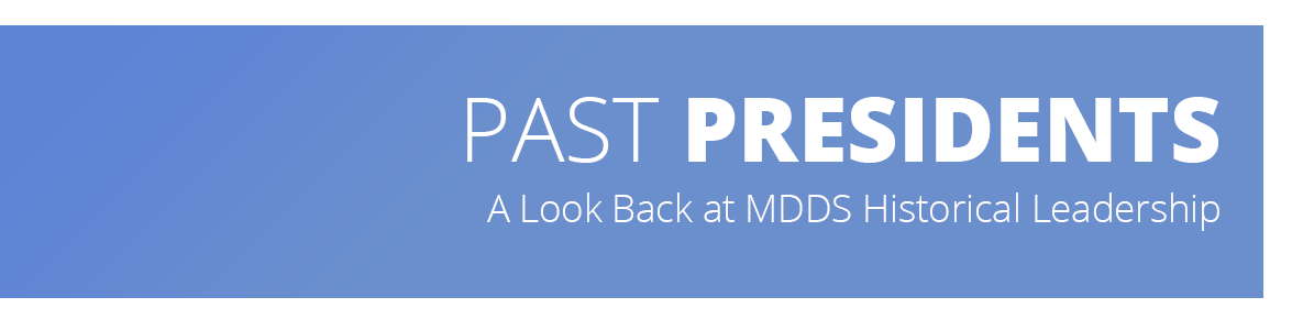 Image describes that this web page lists MDDS past presidents